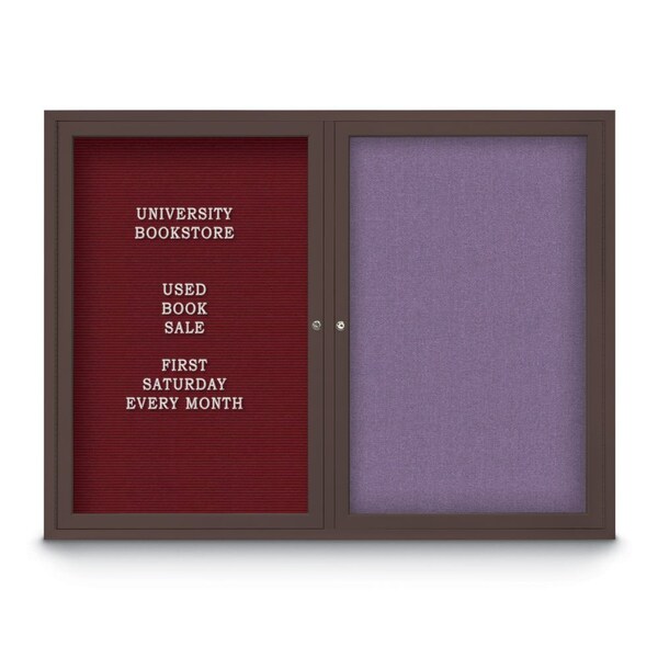 Corkboard, Pearl/Bronze, 60" x 36"